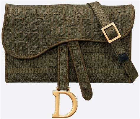 slim saddle pouch dior